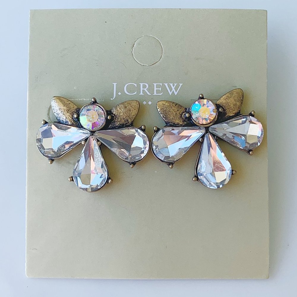 J.Crew crystal earrings